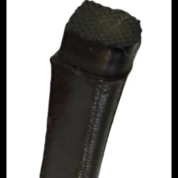 Salvatore Ferragamo Collection Mule Size 7 2A Black Pointed Toe Leather Slides - Picture 12 of 16